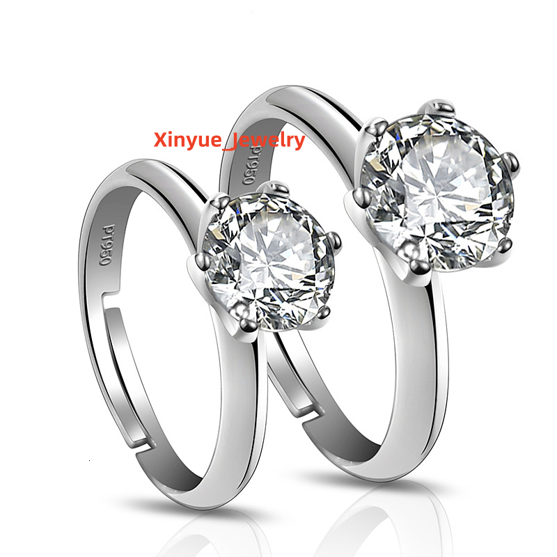 Wholesale Zircon Equivalent Moissanite Engagement Ring Wedding Rings