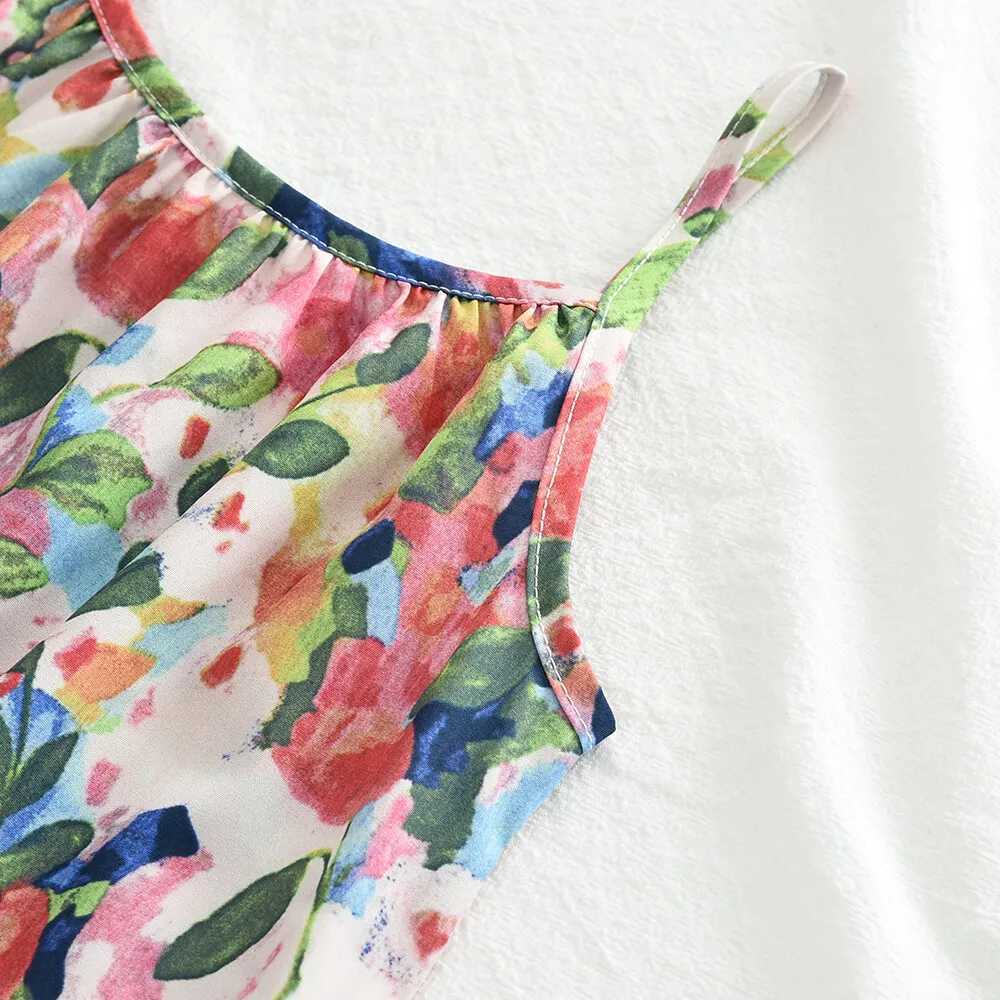 Bear Leader 3-7 Years Baby Girl Flower Dresses With a Bag Summer Floral Suspender Dress Kids Girls 2-Piece Sets Clothing X250528