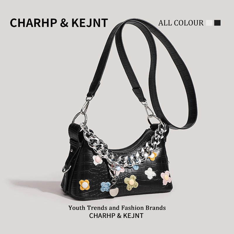 Women's Handbag Free Shipping Designer Bag Fashionable And Trendy Flower Bag High-quality And Niche Underarm Shoulder Crossbody Bag Versatile Sho