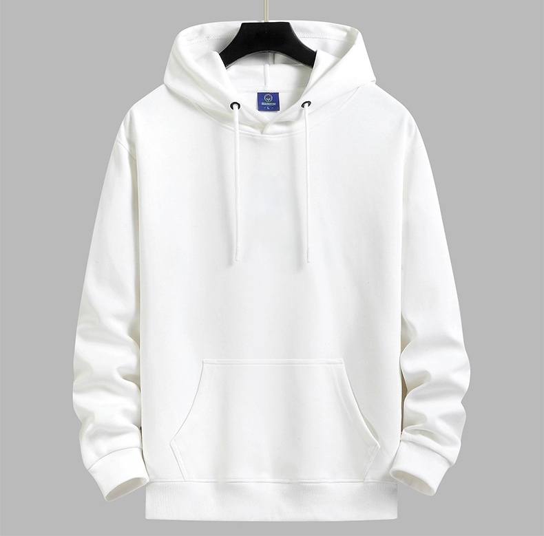 Casual Mens Unisex Cotton Sweatshirt with Drawstring Cap Stylish Choice in a Range of Tones