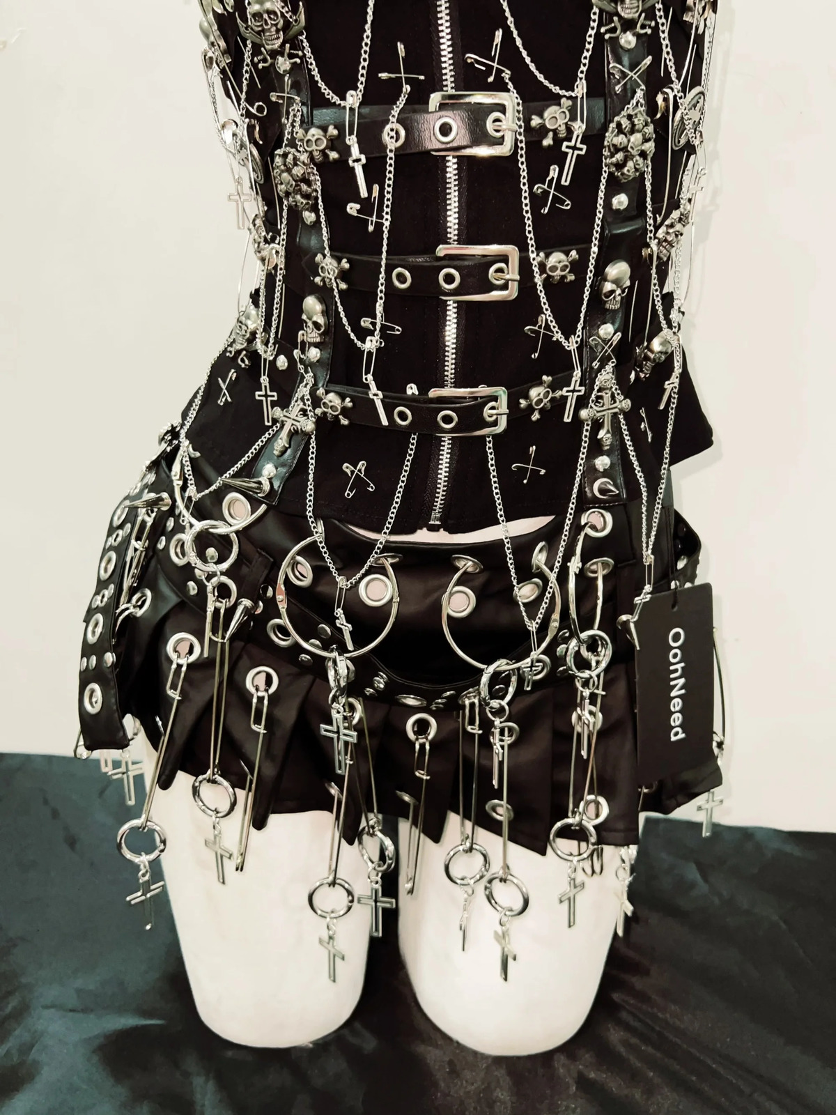 gothic tank tops y2k fashion y2k crop top Cross Tops e girl clothes vintage tops gothic clothes Skull top harajuku tops 250521