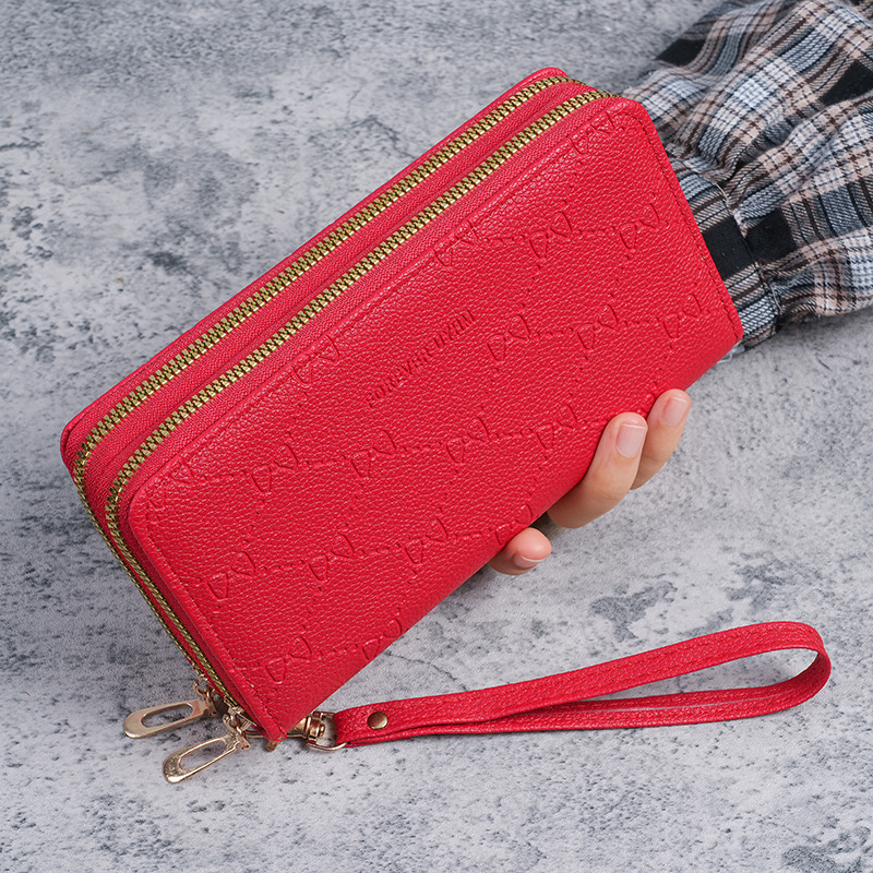 Wallet for Women Long Style Large Capacity 2024 New Double Zipper Women's Clutch Multi-Functional Phone Bag Coin Storage