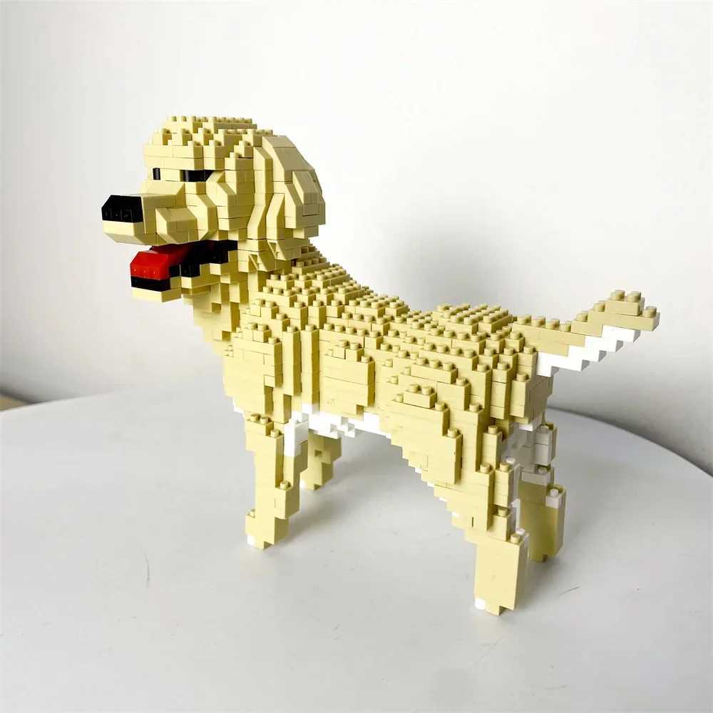Knew Built Poodle Dog Micro Mini Building Blocks Toys Able Doberman Pinscher Ideal Pet Lover Gift Chow Bullhead Z250528