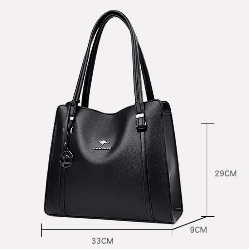 Genuine Brand High Quality Pu Leather Casual Tote Handbags Designer Shoulder Top-Handle Bags For Women Sac