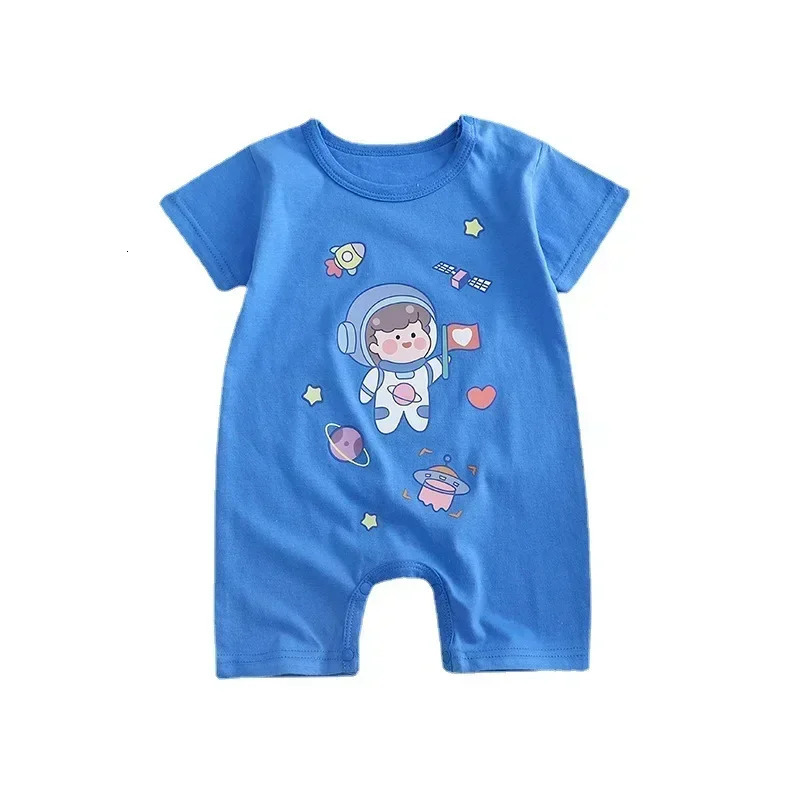 Baby Clothes Bodysuits One-pieces born Short Rompers Boys Girls Summer Jumpsuit Thin Air Conditioning Loungewear Babies 250528