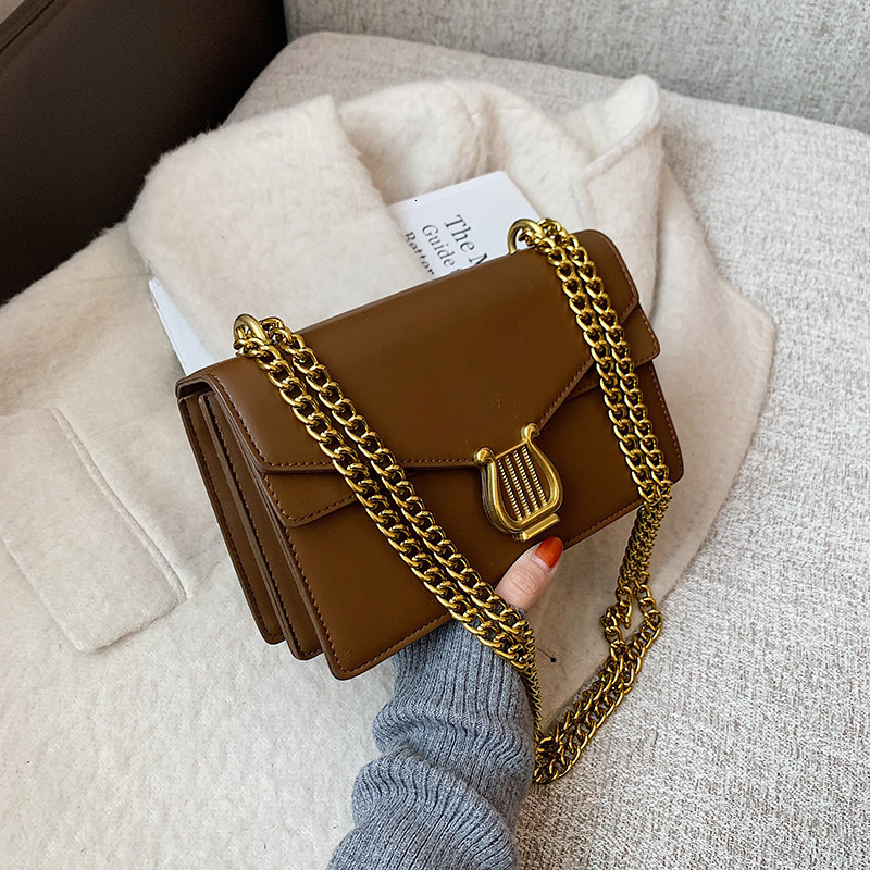 Luxury Brand Designer Bag 2025 New Women's Fashion Simple Single Shoulder Crossbody Small Square Bag Internet Celebrity Texture Western Style