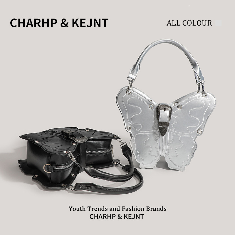 Luxury Brand Designer Bag Charhp&Kejnt Butterfly Bag 2024 New Trendy Handbag Versatile Fashion Backpack For Women
