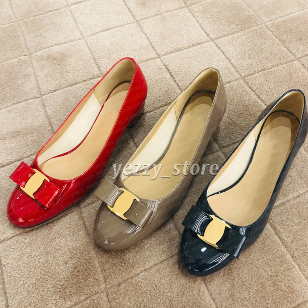 Luxury ball skirt shoes designer Women slide ball skirt ballet casual shoes VARA black leather sandals Women bow flat shoes high heels 004