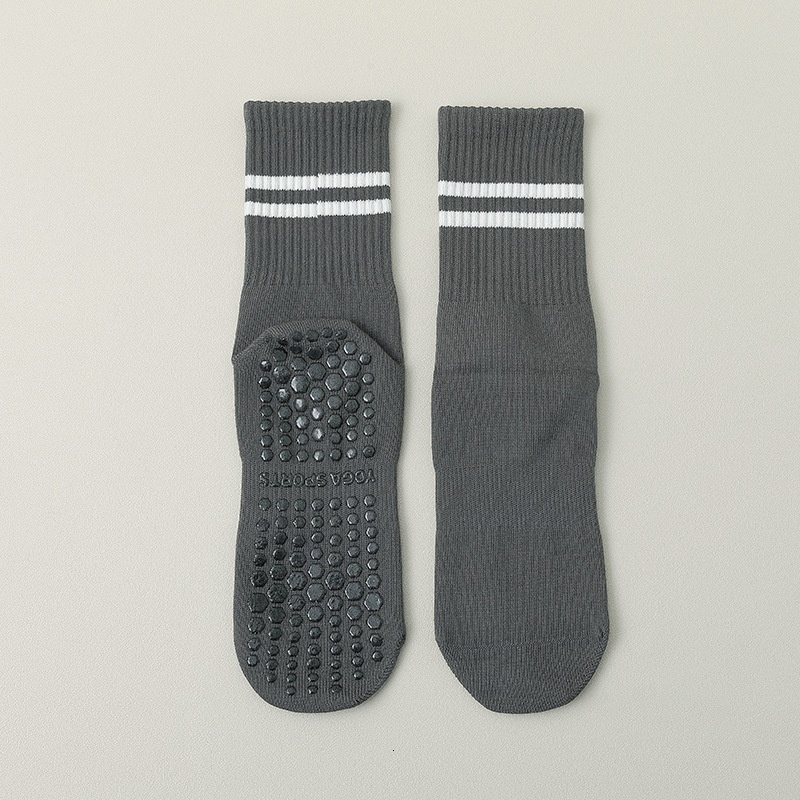 Yoga Women Mid-Calf Spring Summer Fitness Non-Slip Sole Floor Autumn Winter Long High Tube Sports Socks