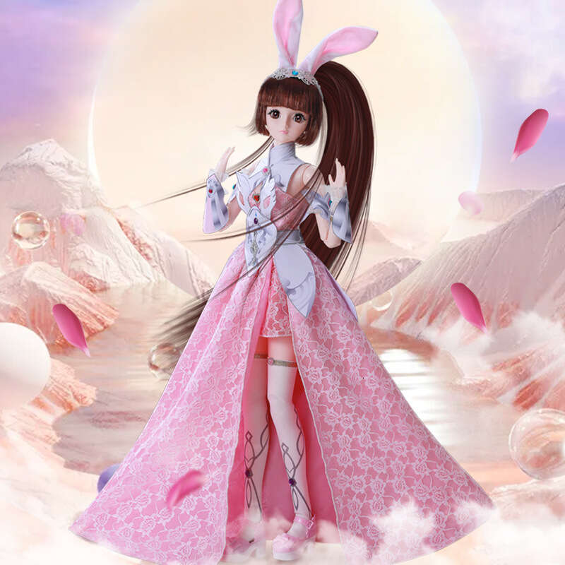 80cm Extra Large Five-Year-Old Xiao Wu Princess Doll Children's Toy Set Girl's Birthday Gift