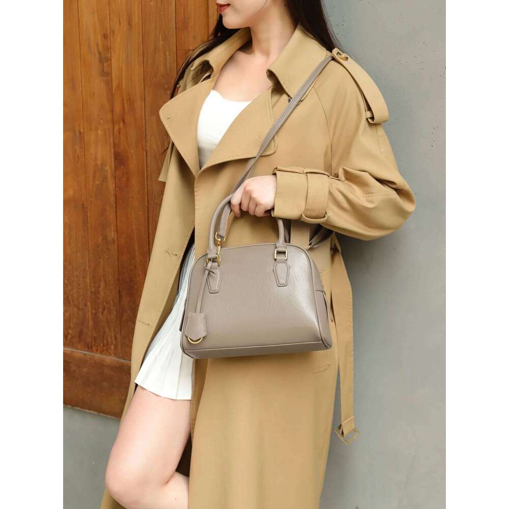 Genuine Leather Fashion Women's Shoulder Crossbody Large Bags Luxruy Designer High Quality Casual Ladies Handbag Female Cowhide