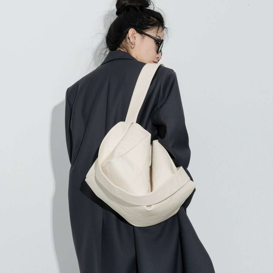 for Women New High-End Large Capacity Tote Fashion Simple Underarm Niche Texture Crossbody Shoulder Bag