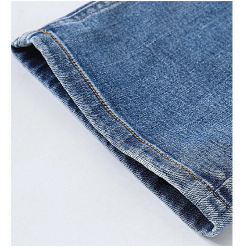 3 9 Y childrens Jeans Cotton Spring Autumn Stylish and Comfortable Kids Girls Elastic Waist Wide Leg Pants 250528