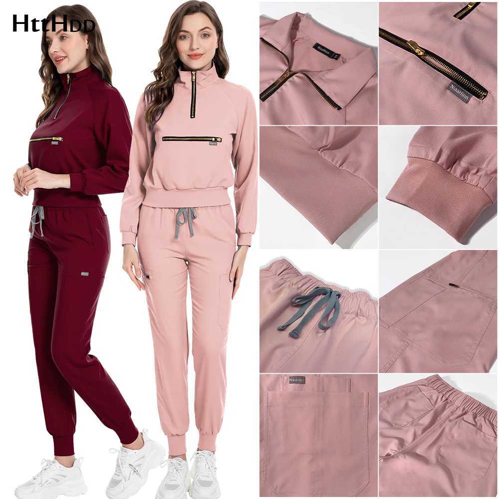 High Quty Health Care Medical School Accessories Nursing Workwear Scrub Uniform Jogging Pant Pet Grooming Doctor Work Clothe X250528