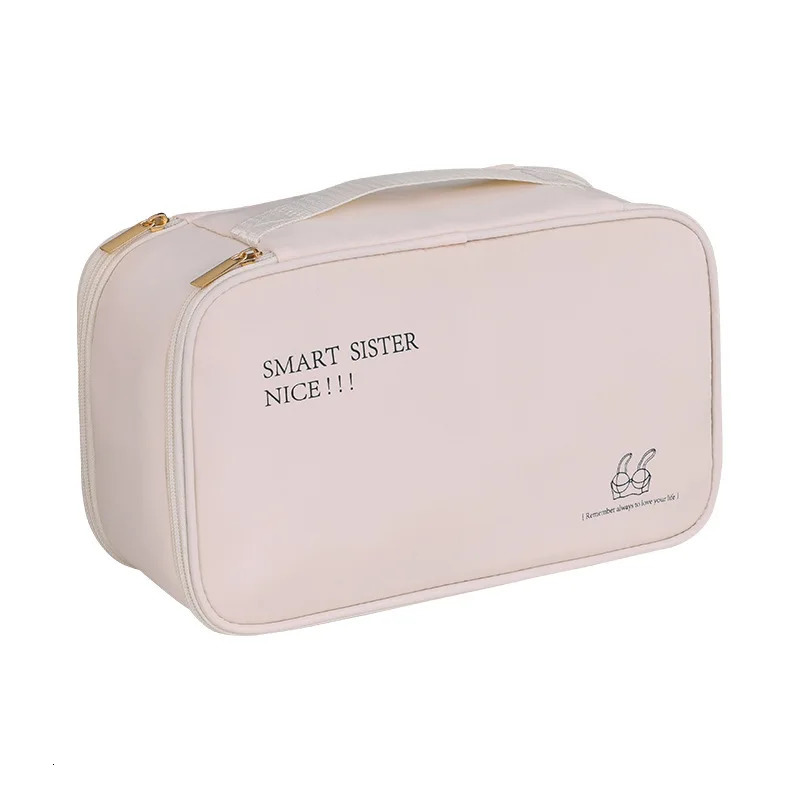 Travel Storage Bag Portable Underwear Pantyhose Socks Organizing Bag Double Layer Large Capacity Luggage Bag Travel Essentials 250526