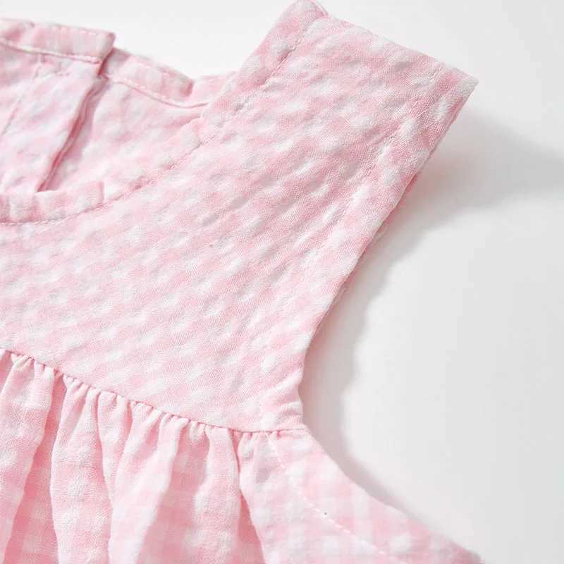 Little maven Cute Kids Clothes Sleeveless Dress Children Sundress Vestidos Animal Duck Applique Embroidery Baby Girls Dresses X250528