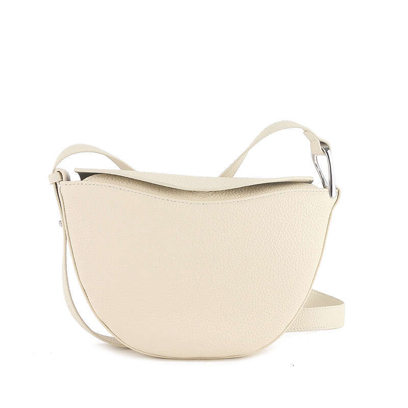 for Women 2025 New Korean Style Genuine Leather Saddle Niche Simple Shoulder High-end Crescent Crossbody Bag