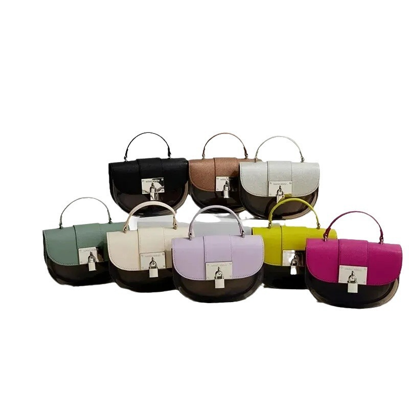Top quality Brand High Quality New Style 2024 New Women's Jelly Bag Crossbody Bag Women's Half-Moon Bag Girls' Handbag New Free Deliver