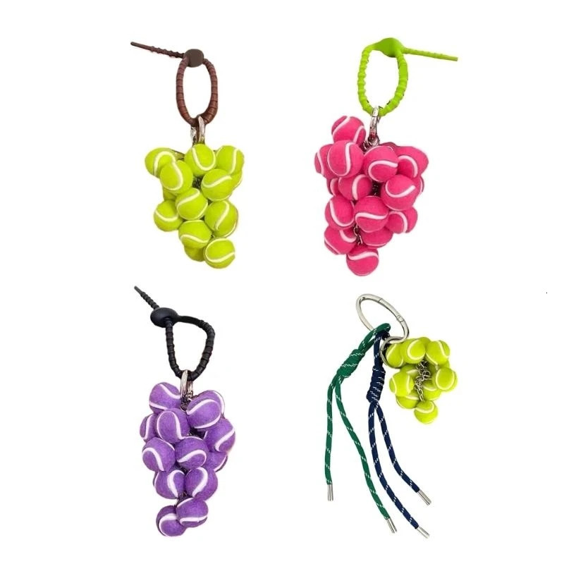 Elegant Tennis Keychain Bag Accessories Handmade Key Holder for Fitness Lovers XX9C 250527