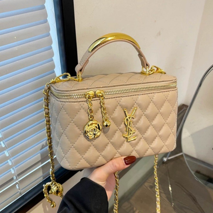 Designer Bag Luxury Cosmetic Female Portable Pouch With make up Shoulder Strap Leather Crossbody Bags Beauty Box Purse purses wallet tote makeup handb
