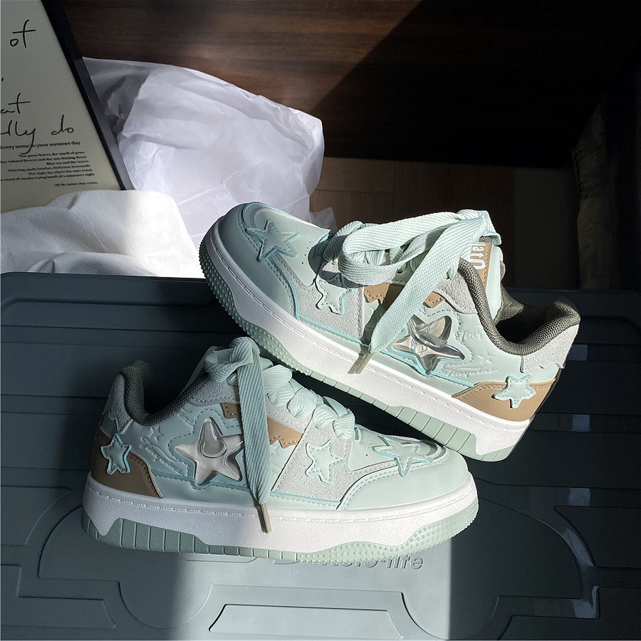 Designer casual shoes2025 New Niche Versatile Star White Sneakers Casual Sports Dopamine Women's Board Shoes