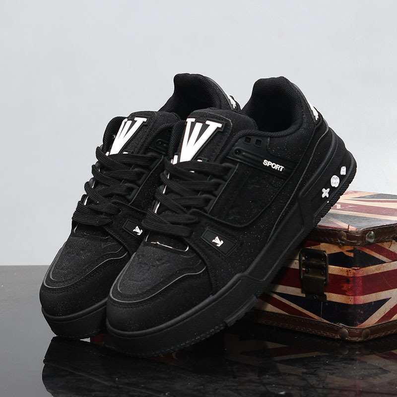 Hot Selling Men Women Fashion Casual Shoes New Breathable Athleisure Comfortable Shoes Trendy Versatile height increase Shoes Black Pink size 35-44 Fr