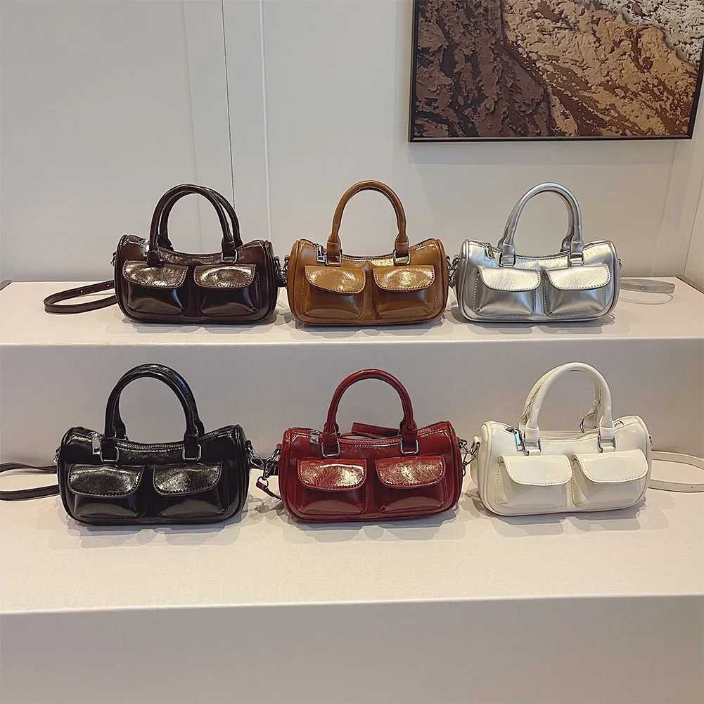 Shoulder Bag for Women Adjustable Strap Small Top Handle Bag PU Leather with Inner Pocket Clutch Purse for Work Travel Y250528
