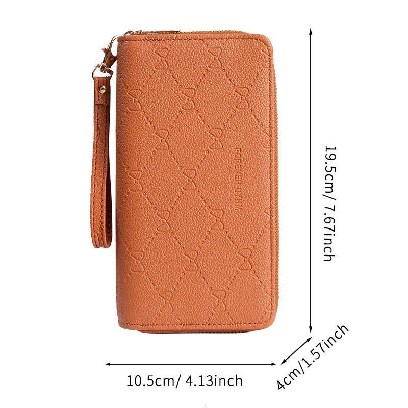 Wallet for Women Long Style Large Capacity 2024 New Double Zipper Women's Clutch Multi-Functional Phone Bag Coin Storage
