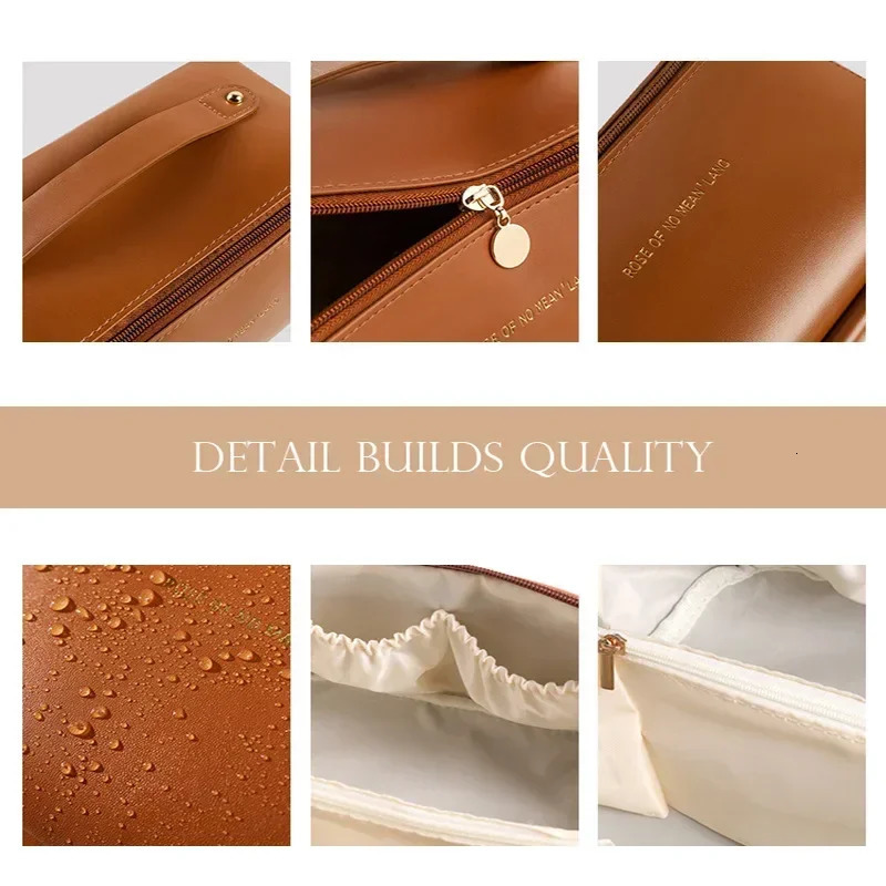 Arrival Large Capacity Makeup Bag for Women Perfect for Daily Storage and Travel Simple and Elegant travel bags 250527