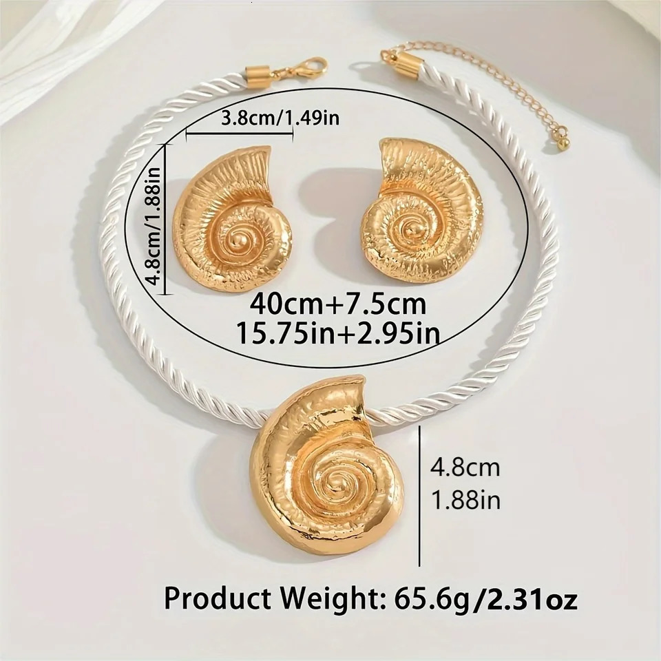 3Pc Summer Ocean Jewelry Set for Women-Starfish Shell Heart Necklace EarringsBeach Vacation Party GiftDainty Adjustable Chain 250527