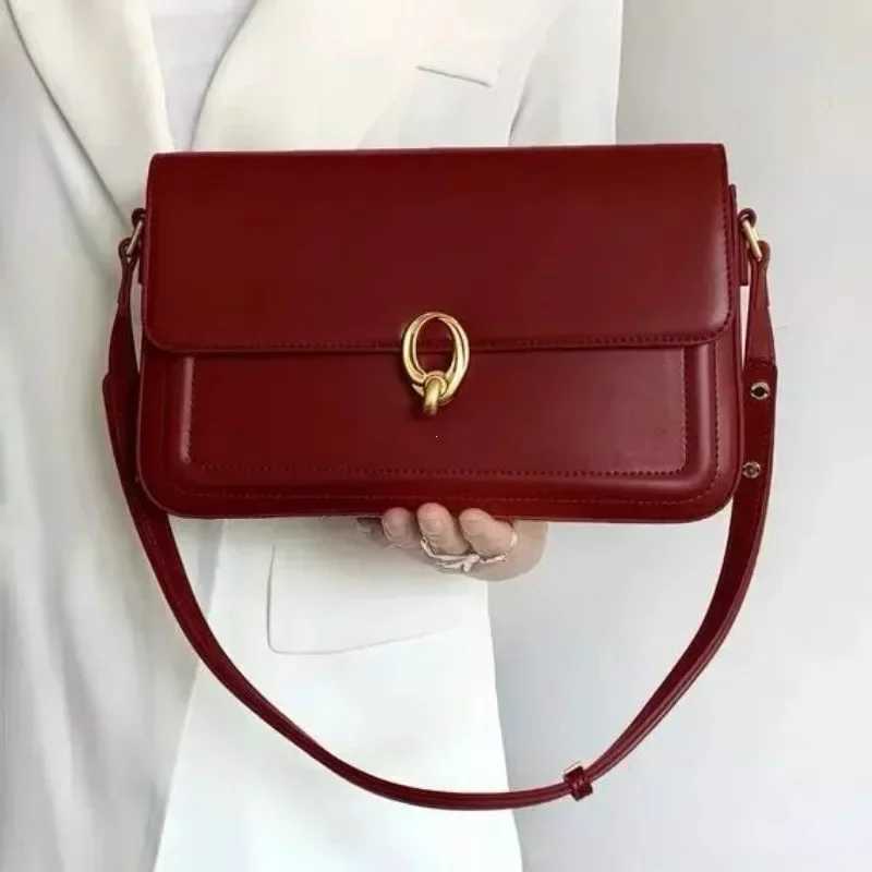 Retro Womens 2024 New High-end Texture Niche Underarm Bag Crossbody Shoulder Bag Hand Bags Women Bag Y250528