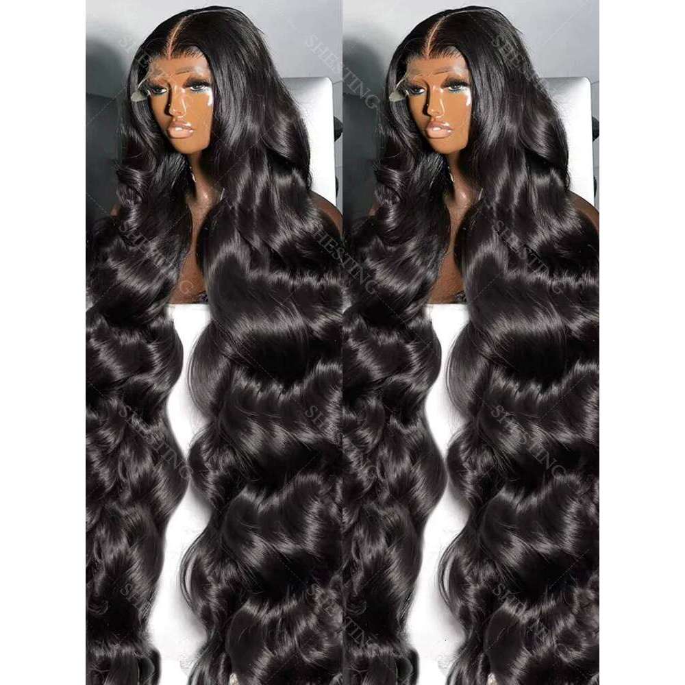 13x4 Body Front Human Hair 200% Water Wave Pre Plucked HD Transparent Lace Wig 5x5 Closure Glueless Wigs For Women