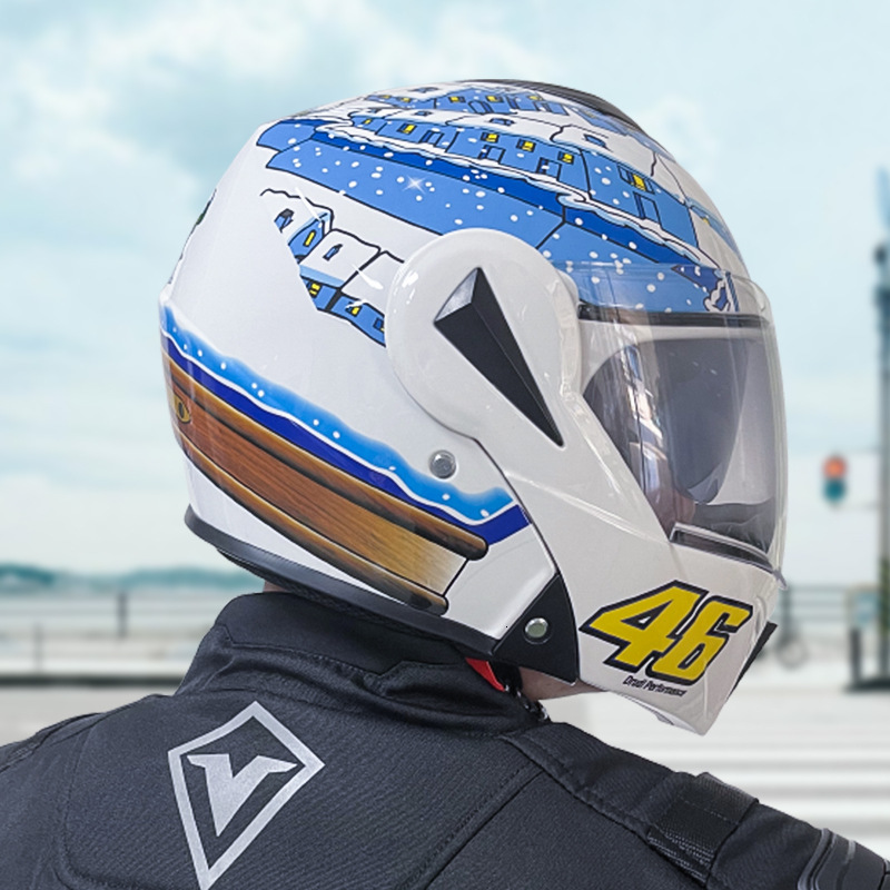 Bluetooth Motorcycle Full Face Helmet Men Women Safety Downhill Motocross Racing Modular Flip Up Helmet Casco Moto DOT Approved 250321