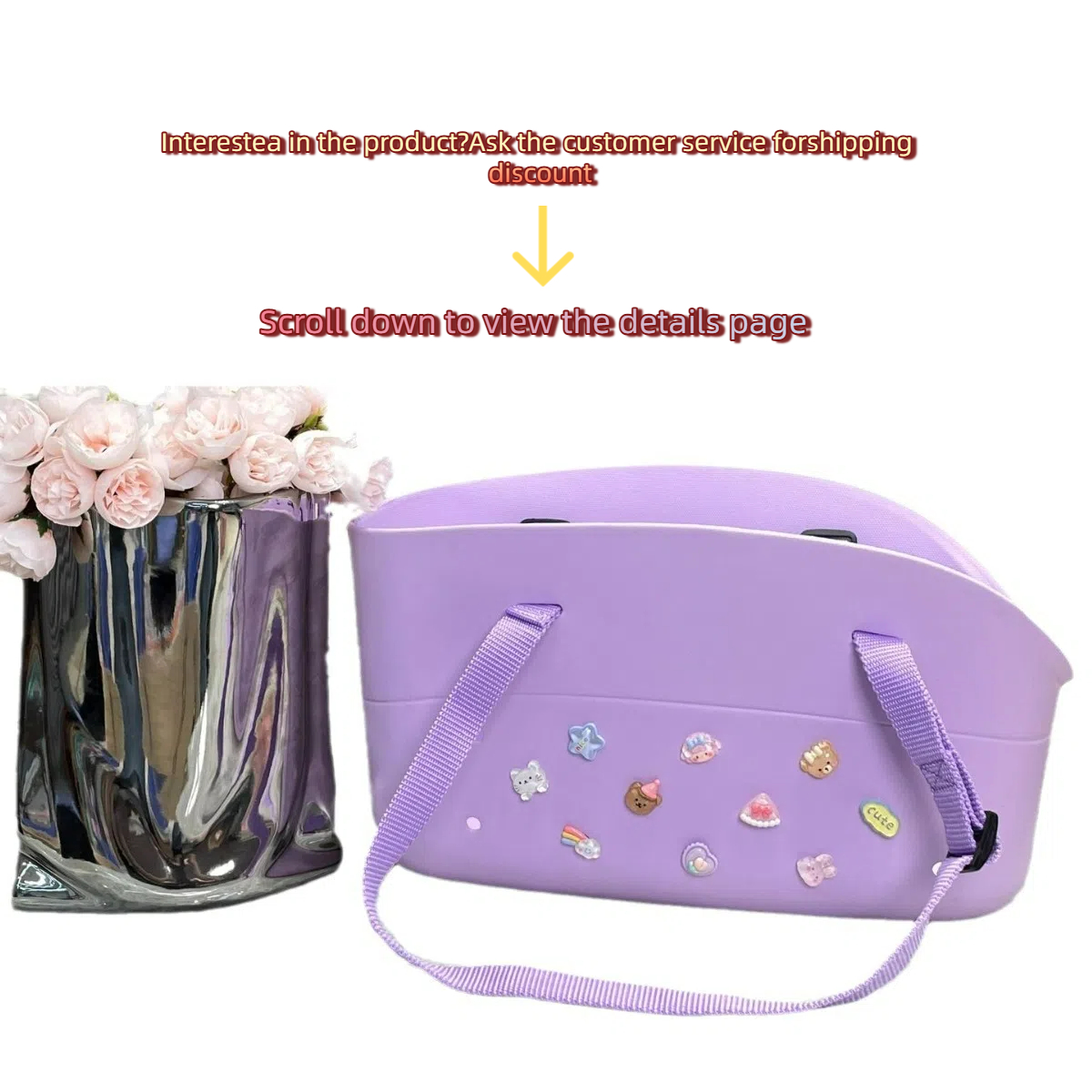 Cat Bag Pet Bag Waterproof Shoulder Bag EVA Beach Bag Waterproof