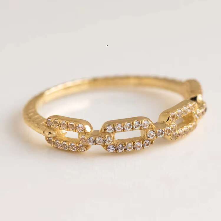 Natural Moissanite Stone 925 Sterling Silver Gold Plated Beautiful Wedding Anniversary Rings Fashionable Rings For Women