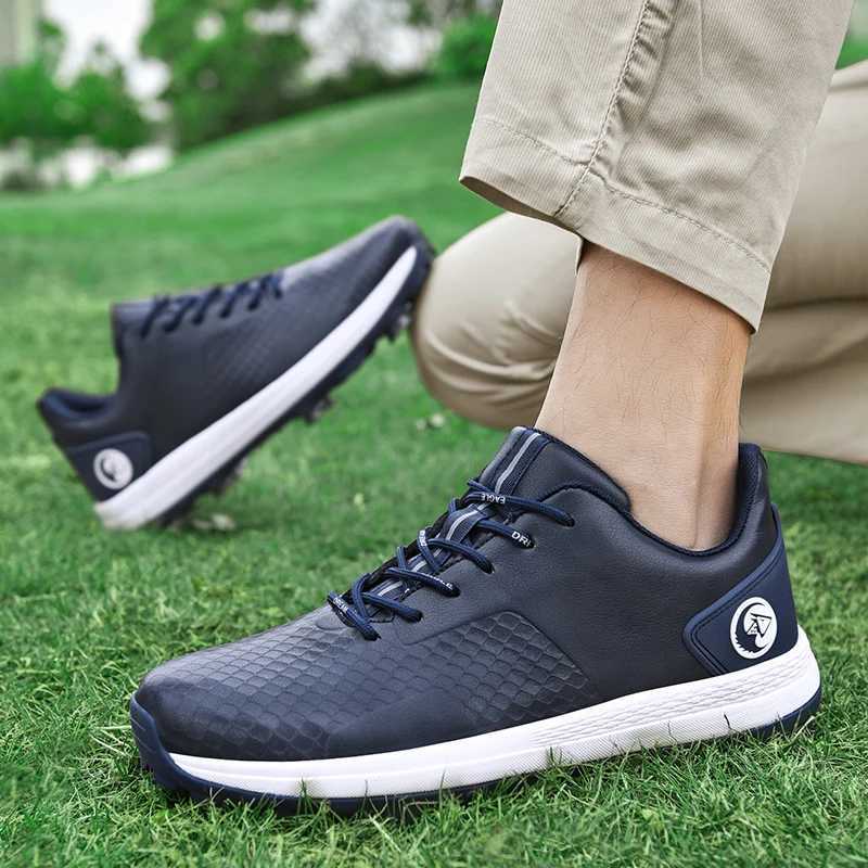 Professional Luxury Golf Shoes Outdoor Waterproof Non-Slip Golf Sneakers Men Casual Athletic Golfer Footwear Golfing Sport Shoes M250528