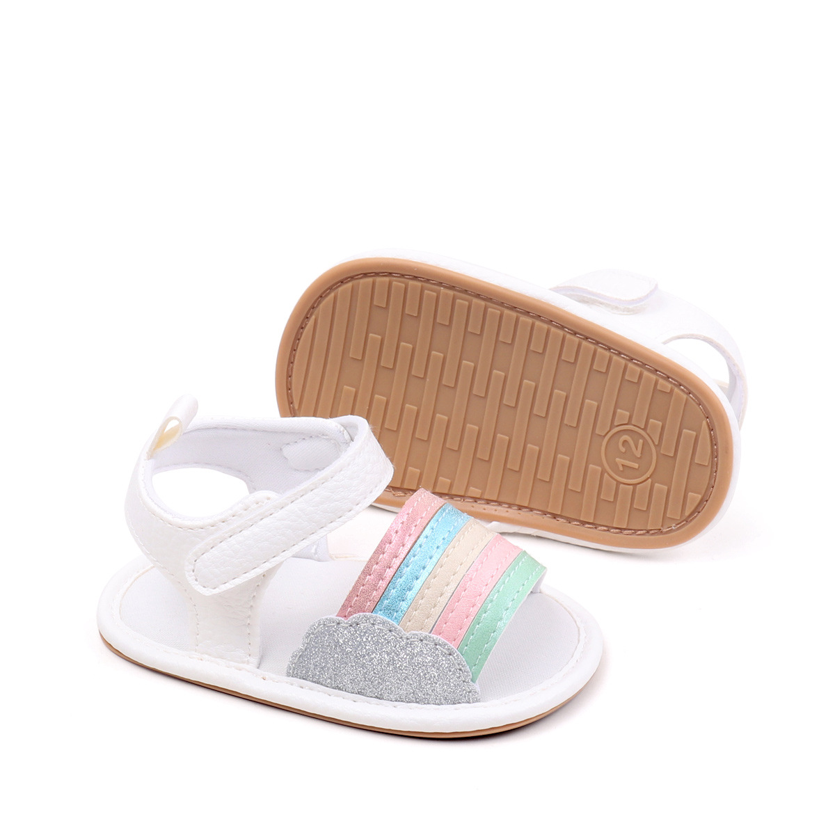 Designer Shoes Baby Sandals Toddler Flats Non-slip Rubber Sole Infant Beach Sandals Kidsnest Crib First Walker Summer Baby Shoes Sizes 0-18 Months K07