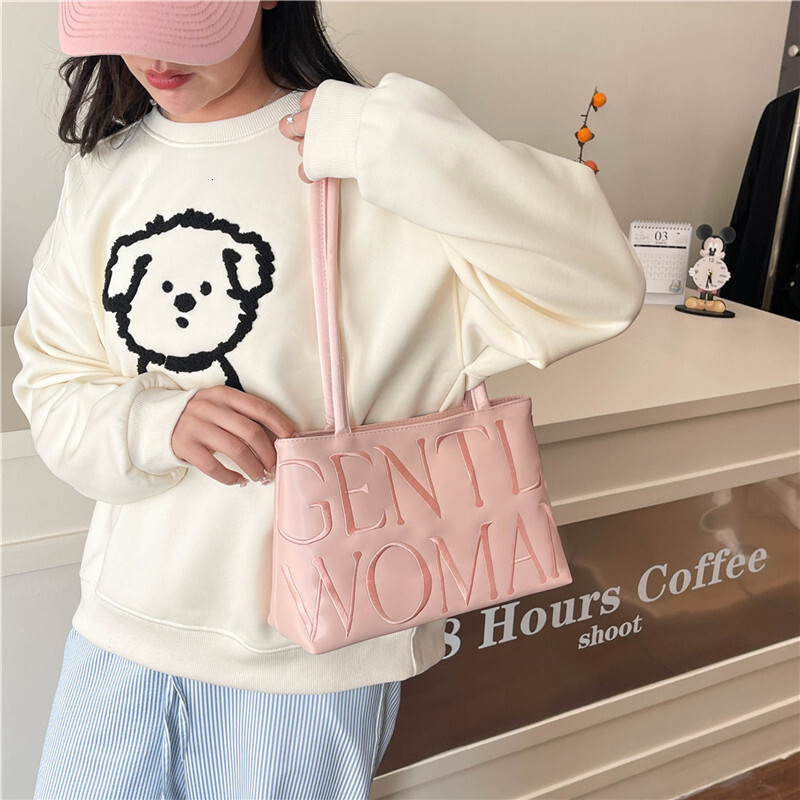 Fashion Thai Ladies Ballet Bag New Embroidered Letter Colorful Underarm Shoulder Bag fashion fashion Designer Women s Shoulder Bag Crossbody Bag