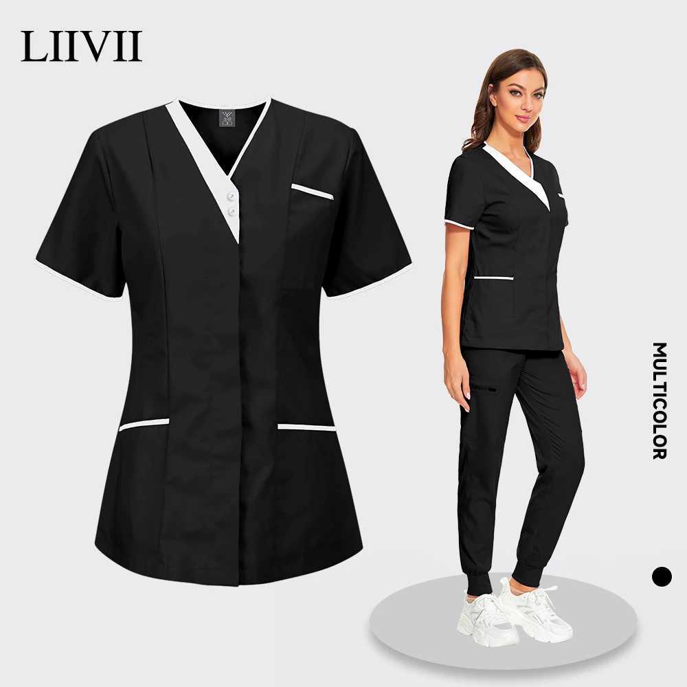 New Medical Surgical Clothes Doctor Uniforms Beauty Sn Pharmacy Workwear Hospital Scrubs Top Dentistry Overalls Nurse Uniform X250528