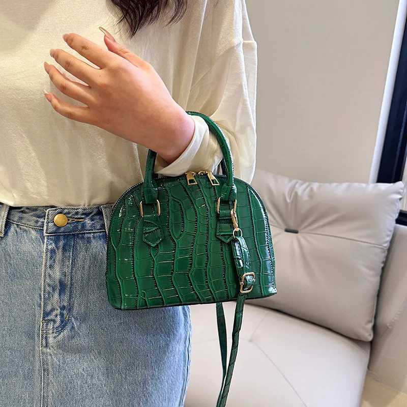 Retro Shoulder Bag Fashion Pu Leather New Womens Bag Waterproof Odile Pattern Versatile Crossbody Bag Hand Bags for Women Y250528