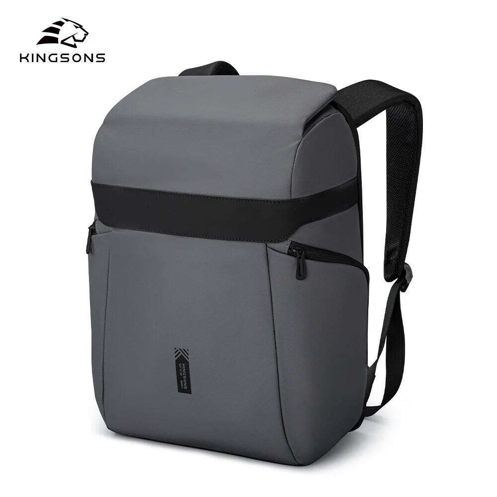 Kingsons Backpack For Men 15.6 inch Laptop 2025 New TSA Lock Anti-theft Waterproof 180° Open Up College Student Boys School Bag