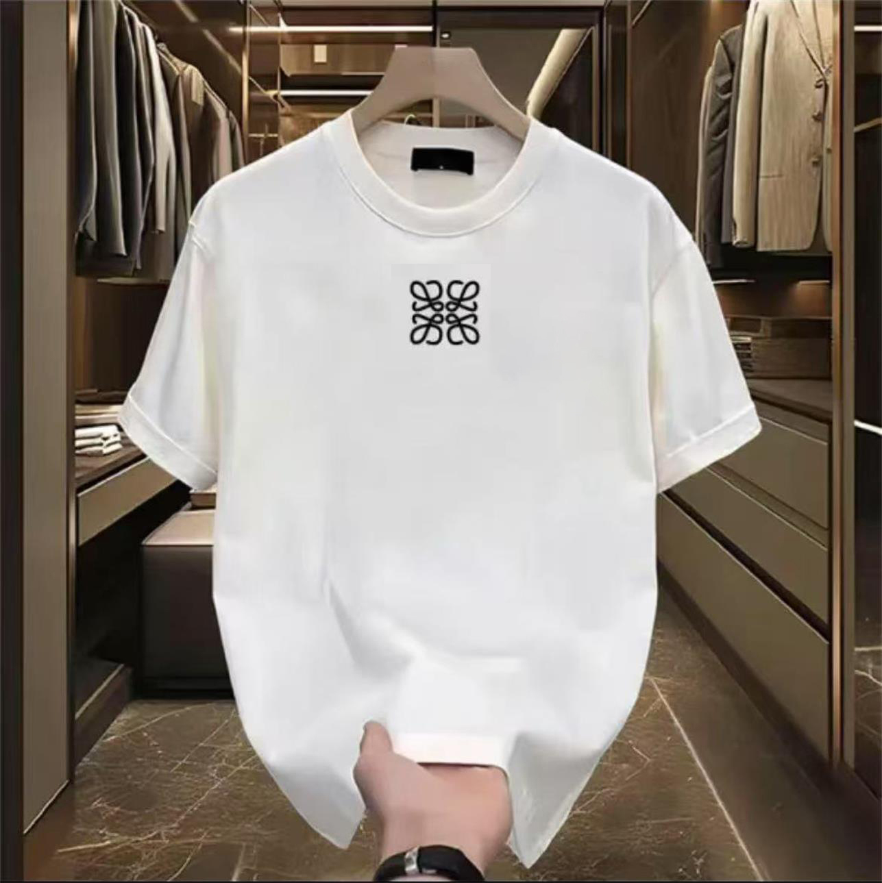 Designer men's T-shirts, fashionable and casual men's T-shirts, women's T-shirts, letter three-dimensional embroidery, short sleeves, best-selling luxury hip-hop clothing
