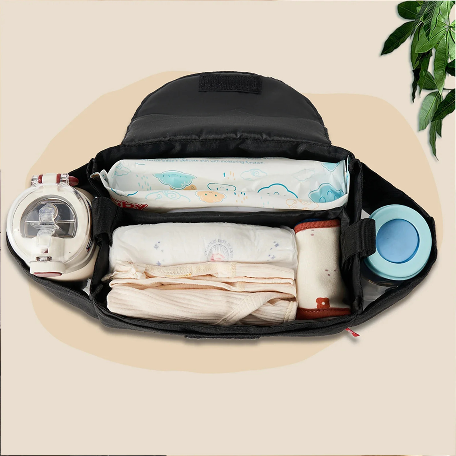 Large Capacity Mummy Storage Bag For Baby Diaper Care Milk Bottle Insulation Bags Stuff Collection Stroller Accessories 250527