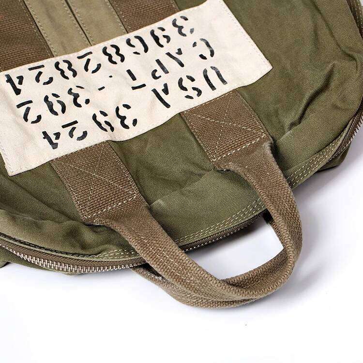 Tailor Brando Vintage Washed Encrypted Canvas Tote Size 35*35*13cm Water- Handbag Travel Bag