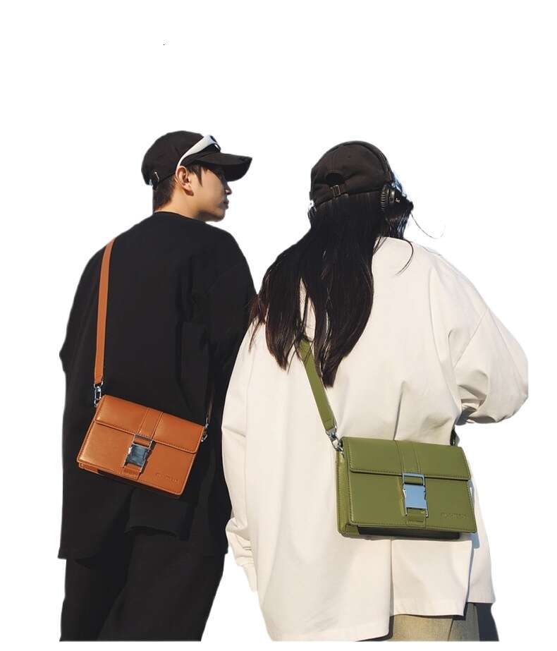 Designer Bag Inspired Cube Bag Tiktok Viral Crossbody Purse Signature Lock Clasp Genderless Streetwear