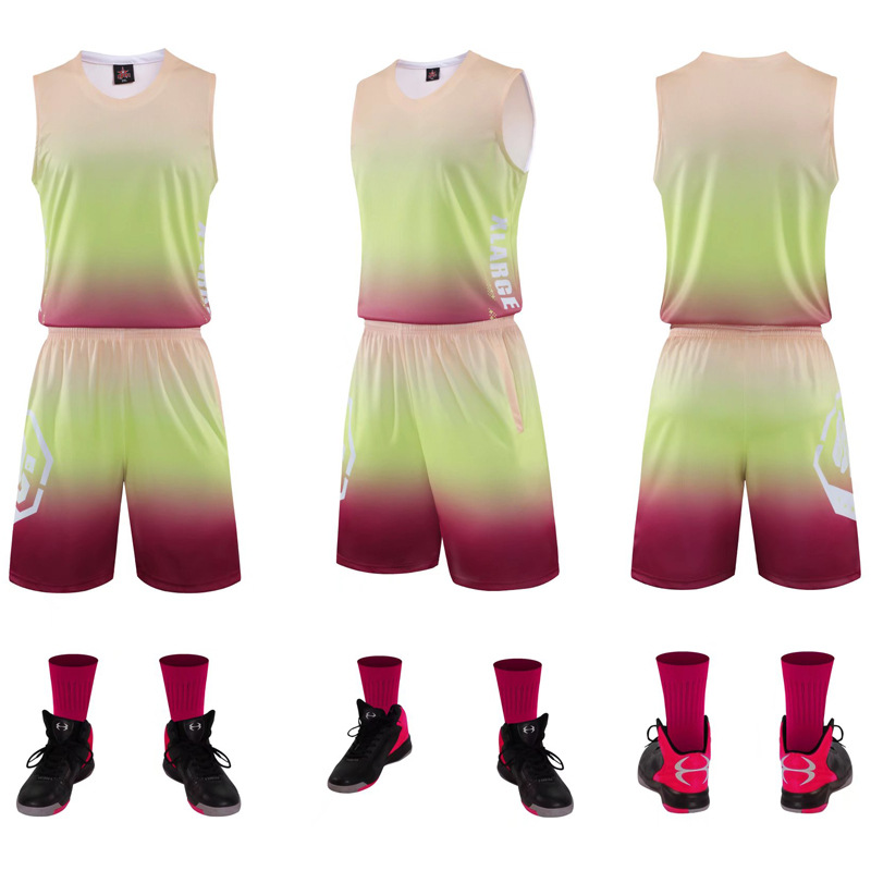 Teen Boys Basketball Jersey Set - Custom Sports Vests & Training Uniforms