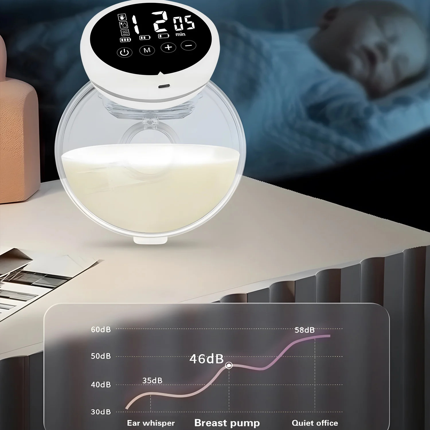 Electric Breast Pumps Portable Hands Free Wearable Pump Comfort Milk Extractor Collector 250528