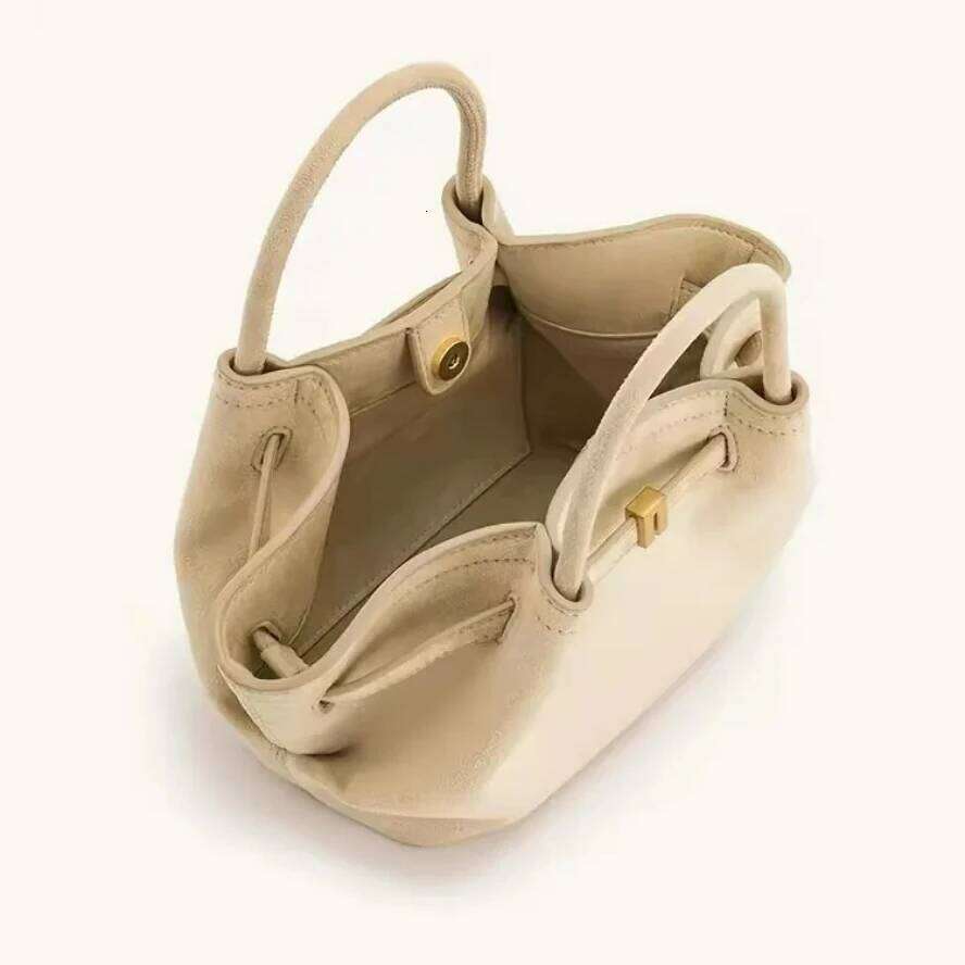 Hot Ins Handbag Brand Designer Fashion Simple Pure Color Classic Retro Large Capacity Versatile Women's Hand Bag