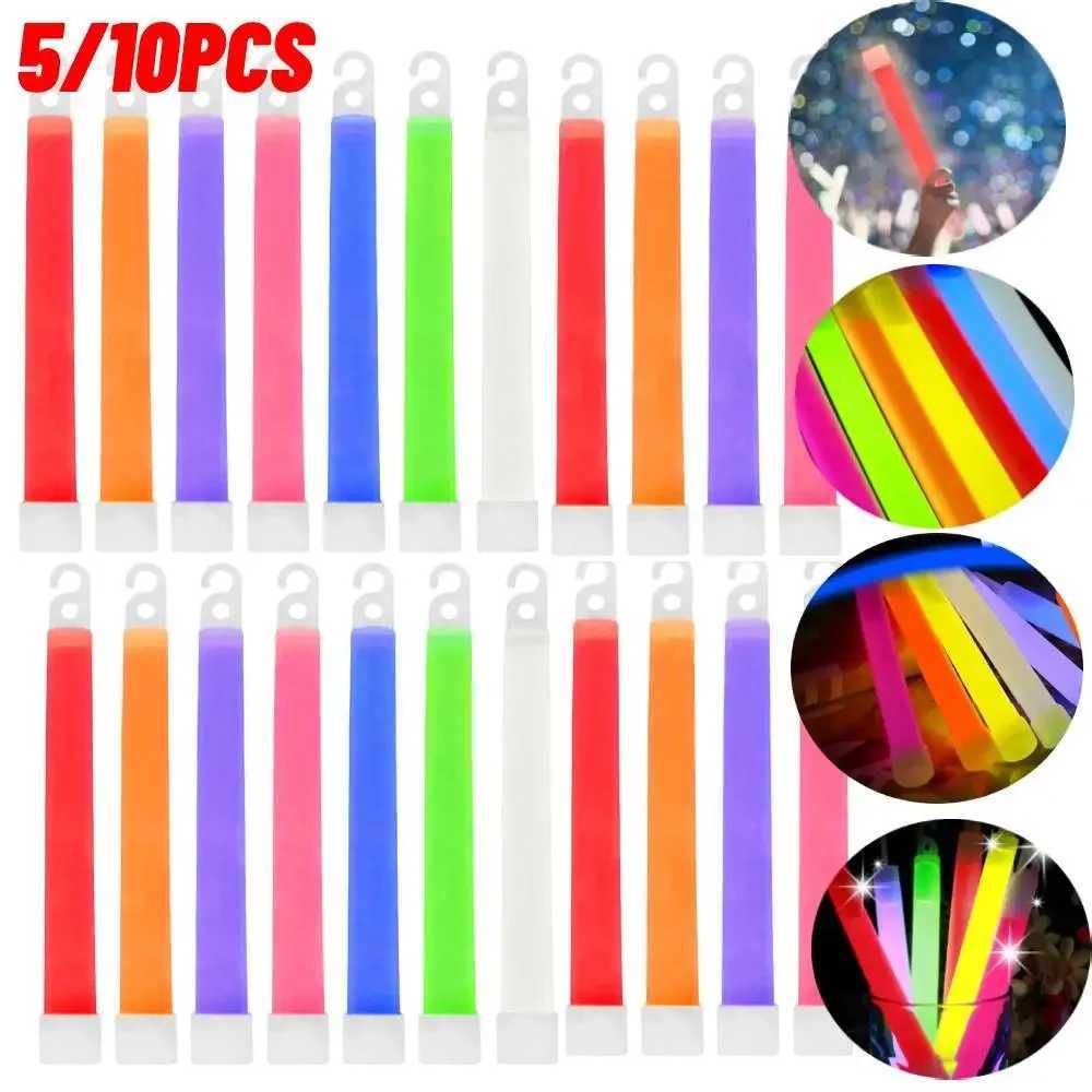 5/10PCS Survival Military Glow Light Sticks Walking Hiking Camping SOS Outdoor Fluorescence Sticks Emergency Halloween Decoration W250528