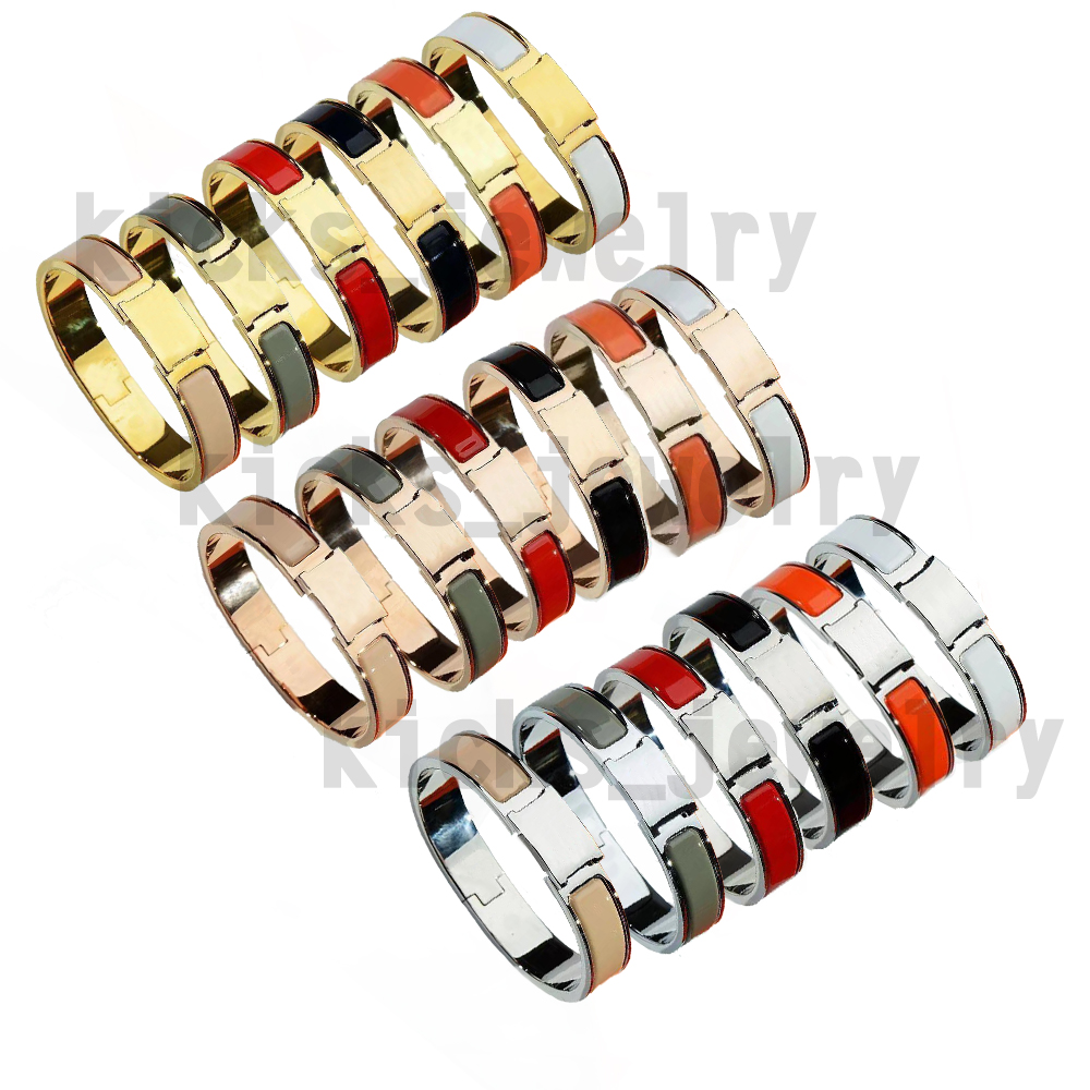 Enamel bracelet designer bracelet men and women couples universal classic bracelet light luxury bracelet daily match birthday gift Women's Bracelets